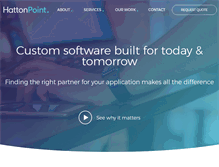 Tablet Screenshot of hattonpoint.com